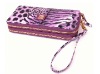 Fashion top grade enamelled leather wallet for woman with anti-bacterial fuction