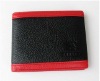 Fashion top grade leather wallet for woman with anti-bacterial fuction