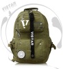 Fashion utility canvas school backpack for teens