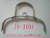 Fashion vaulted clutch purse bag frame with metal loop