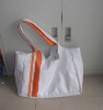 Fashion white polyester handbag