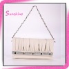 Fashion white pu ladies evening handbags