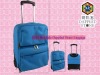 Fashionable 1680D Built-in Aluminum Trolley Travel Bag