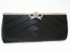 Fashionable Autumn & Winter Black Stripe Evening/Shoulder Bag