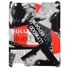 Fashionable Blond Beauty Pattern Paster Hard Case for iPad 2