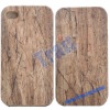 Fashionable Design Hard Shell Wood Case for iPhone 4