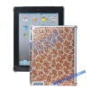 Fashionable Earthworm Pattern Design Trend Hard Plastic Protective Cover Case for iPad 2(Orange)