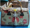 Fashionable and environmental bamboo basket/bamboo backpack/women's backpack