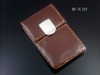 Fashionable business card holder leather