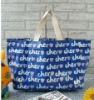 Fashionable canvas tote bag