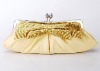 Fashionable clutch bag with crystal