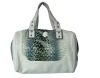 Fashionable crocodile skin handbag