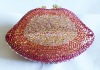 Fashionable crystal evening purse