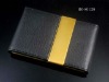 Fashionable leather business card holder