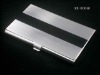 Fashionable metal name card holder