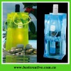 Fashionable plastic ice  bag pvc wedding wine   bag wine sample bags