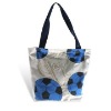 Fashionable printing cotton shopping bag