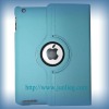 Fashionable smart leather case for i pad2(blue)