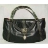 Fashional black Leather handbag