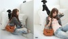 Fashional lady handbag 2011 wholesale(WB-DG009)