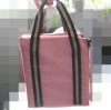 Fashional pink non-woven ice bag with aluminum film