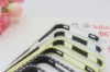 Fast Delivery Cross Line Metal Case Aluminum Bumper With Diamond for iPhone 4G 4S