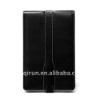 Faux Leather Vertical Flip Cover Stand Case for Barnes and Noble NOOK( Black )