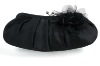 Feather evening clutch bag/handbag