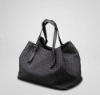 Female large weave bags genuine leather best quality hot sell