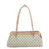 Fibrous thickeninga grid shoulder handbags