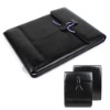 File bag style full grain leather case for iPad 2 sleeve