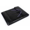 File bag style full grain leather case for new iPad