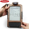 Flashing series leather case with lamp design for kindle reader