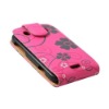 Flip Case 3 for HTC Sensation XE Flower Pink