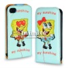 Flip Leather Case for iPhone 4G