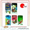 Flip Lovely Snowman and Santa Claus Design Leather Case Skin Pouch For Apple iPhone 4