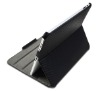 Flip carbon fiber hard leather cover case for ipad