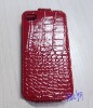 Flip genuine leather case for iPhone4/4S