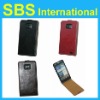 Flip leather case for Samsung i9100