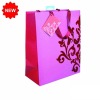 Flocked Paper Bag for Gifts&Shopping