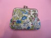 Floral Big Coin Wallets With Double Compartment/Coin Purses/Coin Bags