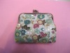 Floral Big Coin Wallets With Double Compartment/Coin Purses/Coin Bags