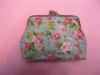 Floral Big Coin Wallets With Double Compartment/Coin Purses/Coin Bags