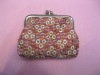 Floral Big Coin Wallets With Double Compartment/Coin Purses/Coin Bags