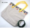 Floral Tote linen Bag