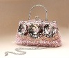 Floral beaded and rhinestone evening bag/Clutch bag 063