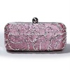 Floral crystal minaudieres handbag 063