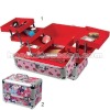 Flower Aluminum Cosmetic Case w/trays