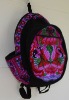 Flower Backpack Book Bag Thailand Hmong Colors