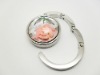 Flower Crystal Foldable Handbag Holder